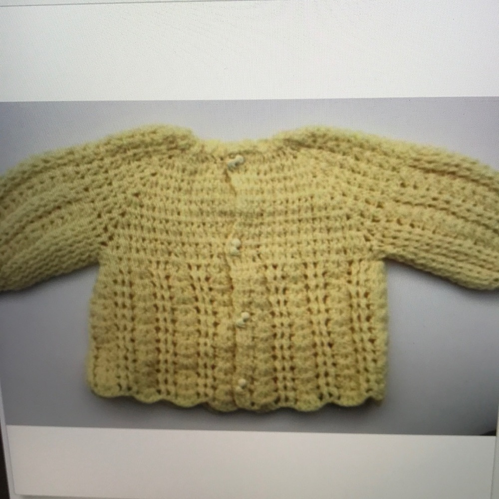 Baby coat, crochet